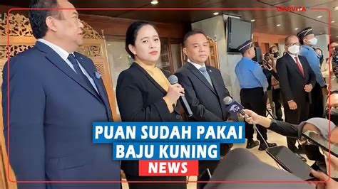 Puan Pakai Baju Kuning Sinyal Akan Berkoalisi Dengan Partai Golkar