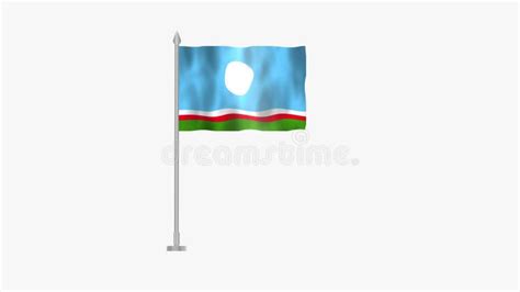 Pole Flag Of Sakha Republic Flag Of Sakha Republic Sakha Republic