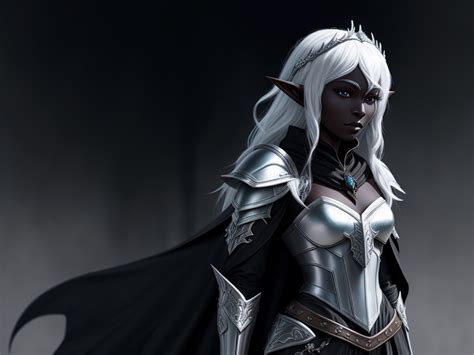 Best Ai Image Editor Solo Female Drow Elf Adventurer Black Skin