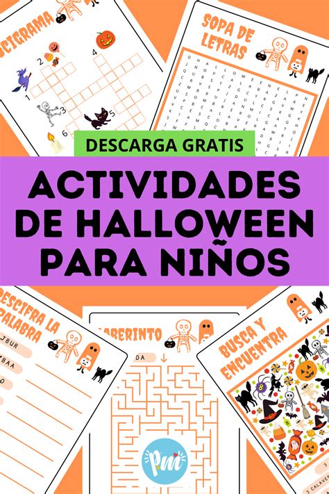 Actividades De Halloween Para Ni Os Descarga Gratis Poder Mam