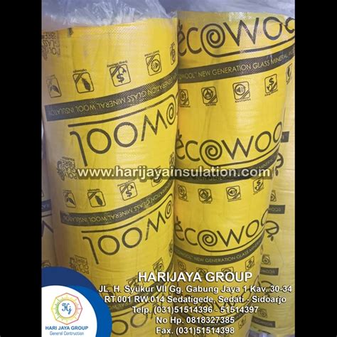 Jual Glasswool D Kg M Ecowool Tebal Mm X M X M Surabaya