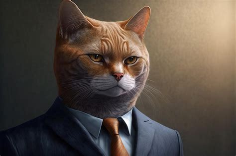 Cat In Suit