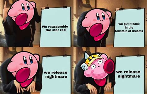 One of the Kirby memes I've made. | Kirby memes, Kirby, Kirby character