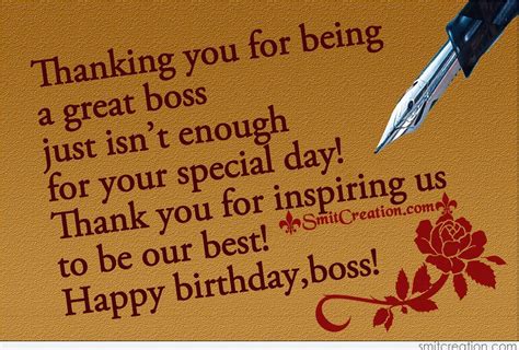 Birthday Card Messages For Female Boss - Printable Templates Free