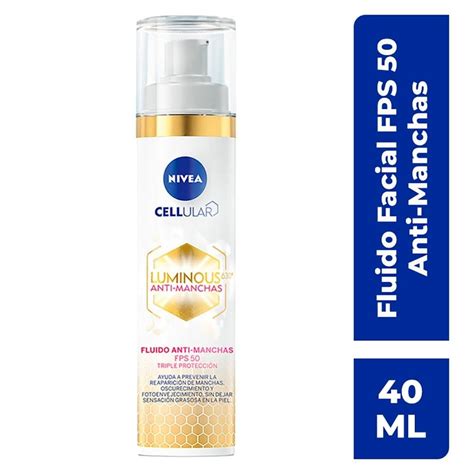 Fluido facial NIVEA Luminous630 anti manchas con ácido hialurónico y