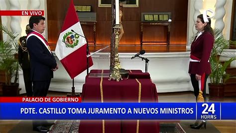 Pedro Castillo juramentó a nuevos ministros de Estado Vídeo Dailymotion