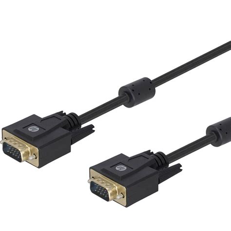 Genuine HP 2m VGA Male-Male Cable BLACK