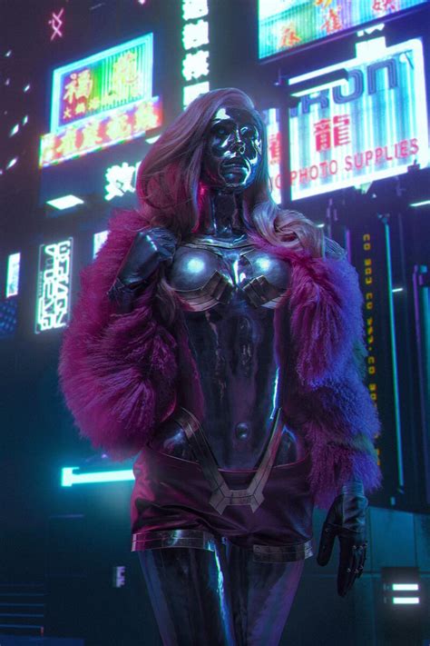 Artstation Cyberpunk 2077 Lizzy Wizzy Aku 悪 Cyberpunk Aesthetic