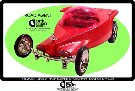 Th Scale Model Car Krazy Show Rod Road Agent Designed And Built By