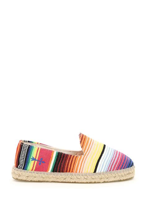 Buy Manebí Tulum Espadrilles Orange Light Blue Pink Yellow At 30