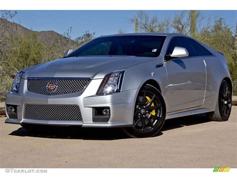 Radiant Silver Metallic 2011 Cadillac CTS V Coupe Exterior Photo