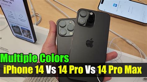 Iphone Vs Iphone Pro Vs Pro Max Physical Size Colors