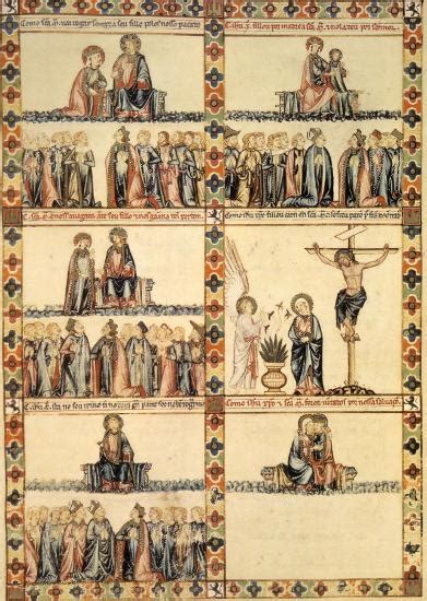 Illuminations From The Cantigas De Santa Maria Of Alfonso X El Sabio Of