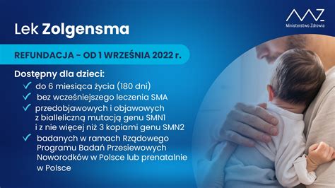 Ministerstwo Zdrowia On Twitter Lek Zolgensma B Dzie Refundowany Od