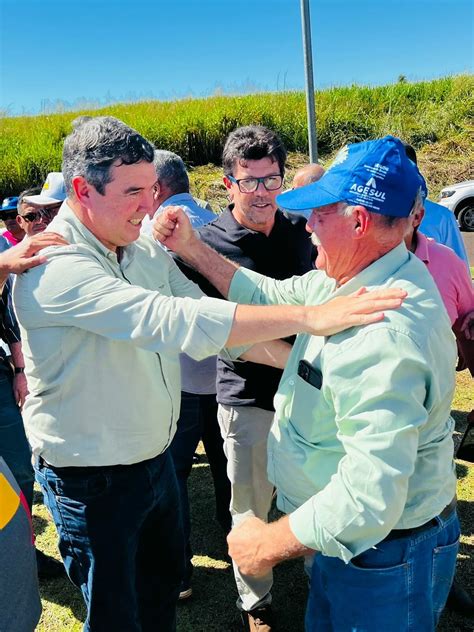 Governador Inaugura Pavimenta O Da Rodovia Ms Entre Costa Rica E