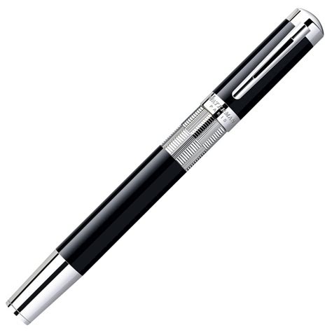 Waterman Elegance Fountain Pen Black Silver Trim S0891410 The