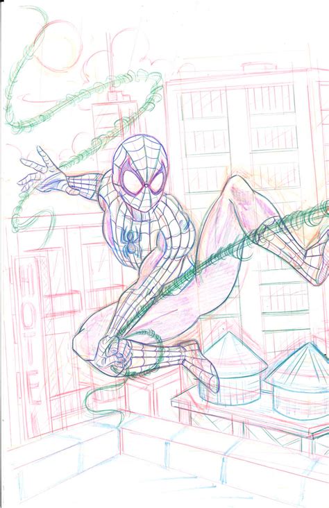 Spidey Wip By Chumpchangedraws On Deviantart