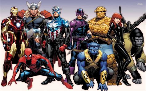 Marvel Comic Characters Wallpapers Top Free Marvel Comic Characters