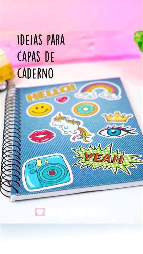 Ideias Para Capas De Caderno Bem Criativas Capa De Caderno