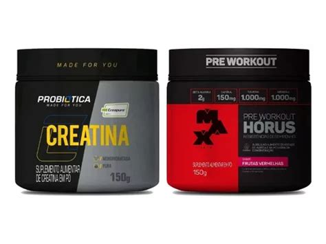 Creatina Creapure 150g Hórus 150g Max Titanium