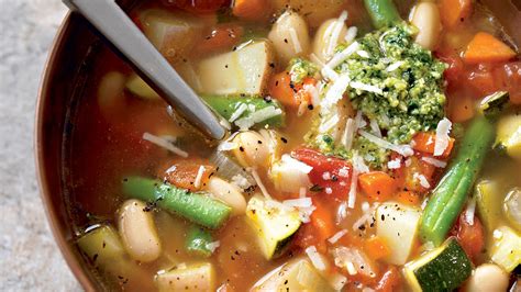 Minestrone Soup With Pesto Recipe — Eat This Not That