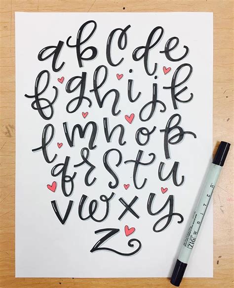 Abecedario Tipos De Letras Lettering