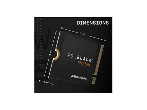 WD BLACK 1TB SN770M M 2 2230 NVMe SSD For Handheld Gaming Devices