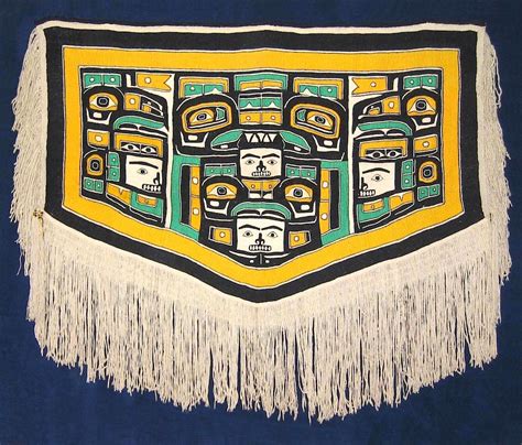 chilkat blanket (tlingit) alaska … | Pacific northwest art, American ...