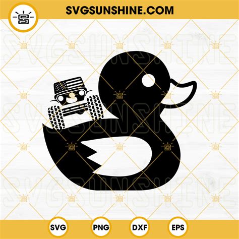 Duck Offroad SVG Duck Duck Wave SVG 4x4 Car SVG Offroad SVG PNG DXF