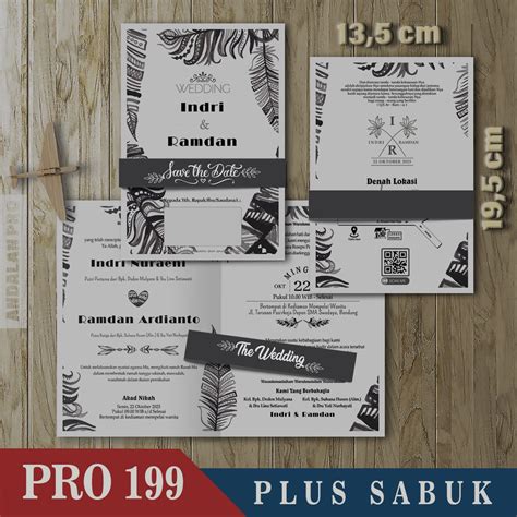 Jual Pro 199 Lipat 2 Plus Sabuk Cetak Undangan Color Berwarna