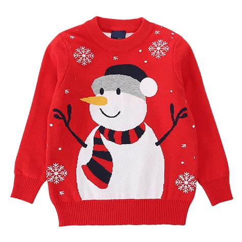 1-6T Children Baby Boys Girls Snowman Christmas Sweaters Xmas Best Gift ...