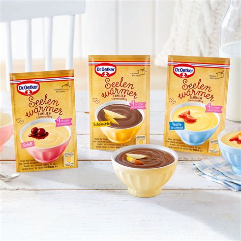 Seelenwärmer Familien Cremepudding Grieß online kaufen Dr Oetker Shop