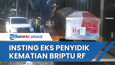 Ayah Briptu Rf Mantan Penyidik Sebut Kematian Anaknya Janggal Gak Ada