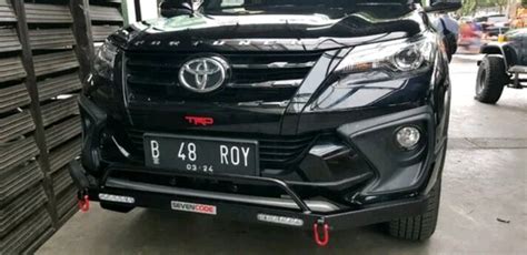 Jual Tanduk Bumper Depan Fortuner Tanduk Besi Fortuner Grand Di Lapak