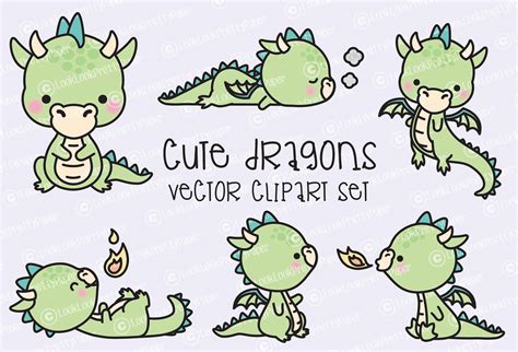 Clipart Cute Dragon