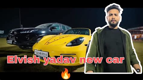 Elvish Yadav New Car 😀😀 Elvish Yadav Porsche Car Elvish Yadav New Video Youtube