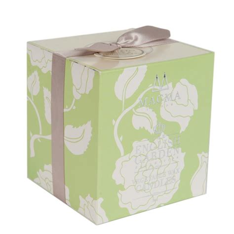 Scented Candle Deluxe Box Gift Set The English Garden Collection