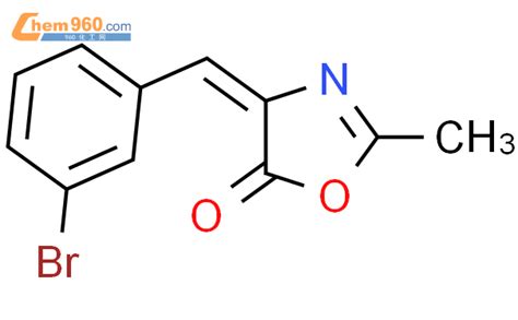 906722 01 8 4 3 bromophenyl methylene 2 methyl 5 4H Oxazolone化学式结构