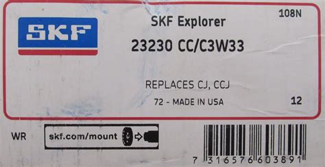 New Skf Cc C W Spherical Roller Bearing Ccc W Sb