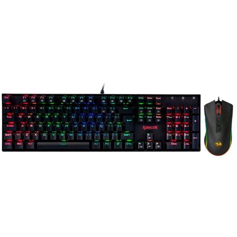 Kit Teclado E Mouse Gamer Redragon Pontofrio