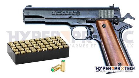 Pack Bruni 96 Pistolet Alarme HyperProtec