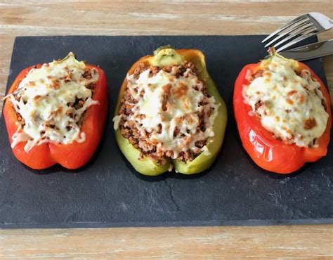 Pimientos Rellenos De Quinua Y Carne Picada Receta Ekilu