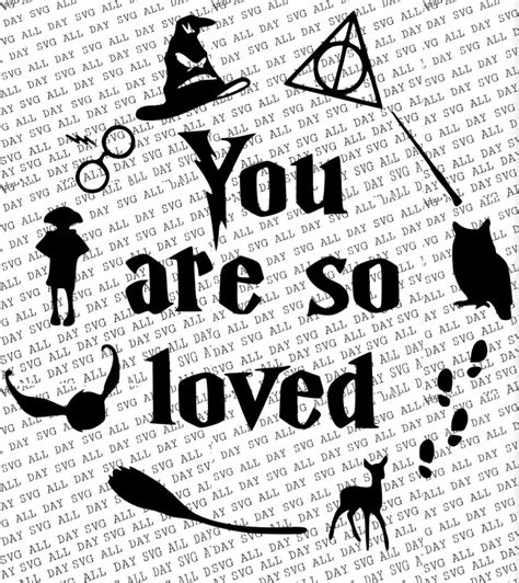 You Are So Loved Harry Potter Svg Harry Potter Potter Harry