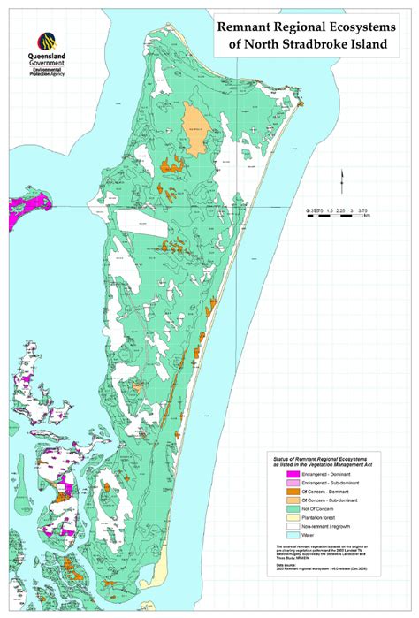 Map Of Stradbroke Island – Verjaardag Vrouw 2020