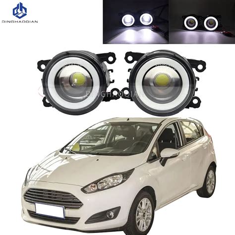 Phare Antibrouillard Led Drl 12v 2 Pièces Phare Pour Ford Fiesta