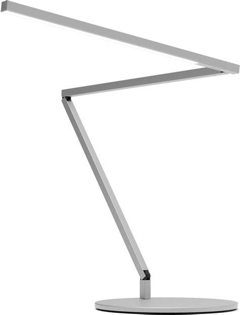 Koncept Zbd Sil Dsk Z Bar Gen Modern Silver Led Study Lamp Kon