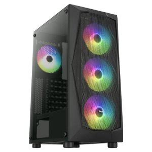 Aerocool Falconv Bk Obudowa Pc Atx Siatka Przednia Szk O Hartowane