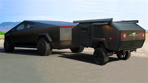 The Ultimate Tesla Cybertruck Camper Youtube Tesla Truck Tent Camper