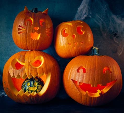 Easy Pumpkin Carving Ideas Bbc Good Food