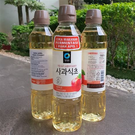 Jual CHUNG JUNG ONE APPLE VINEGAR CUKA APEL 500ml Shopee Indonesia